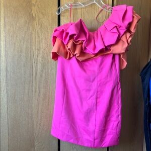 DO+BE Fuchsia Ruffle Dress